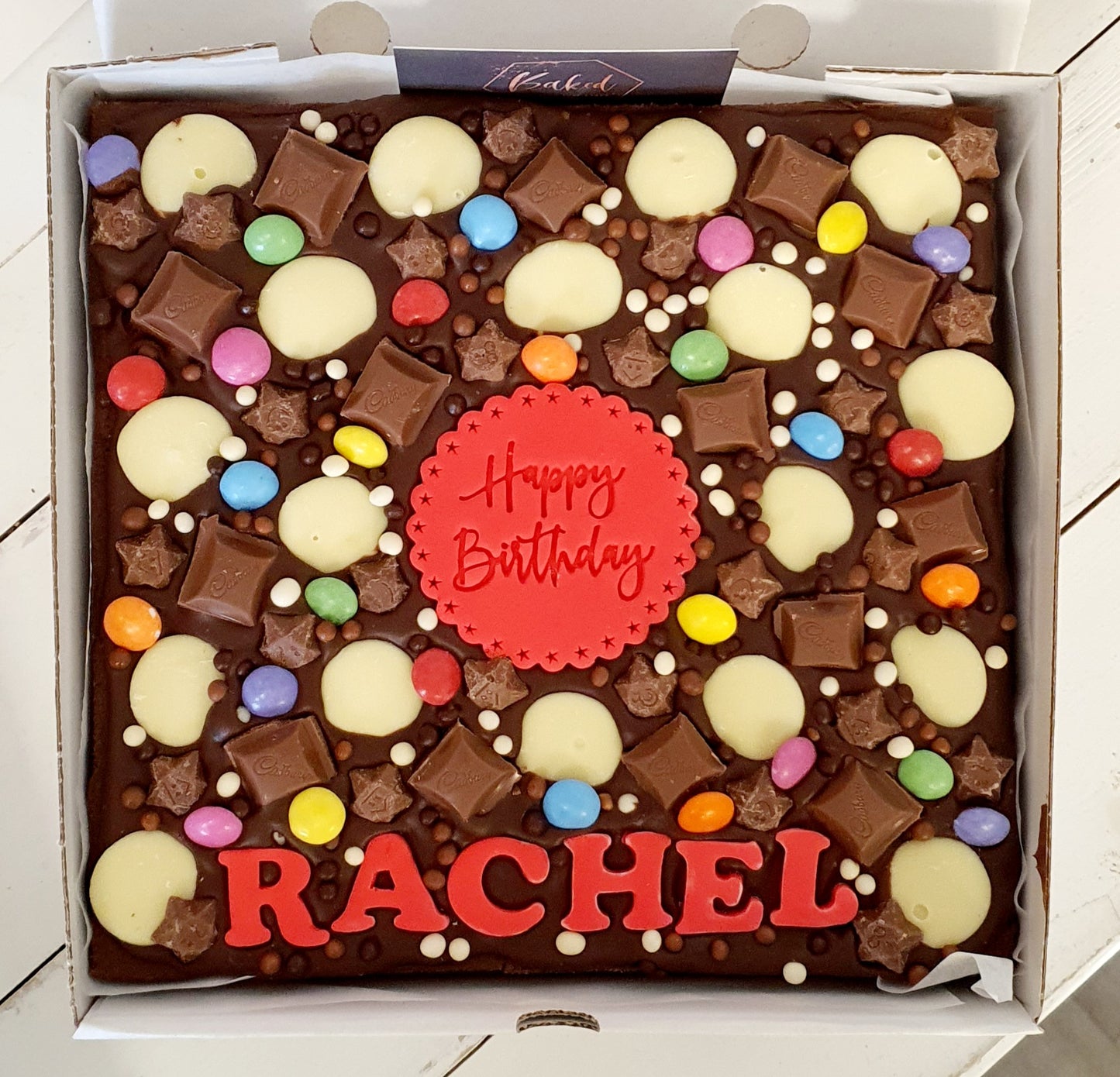 5" Brownie or Blondie Slab (photo shows 10")