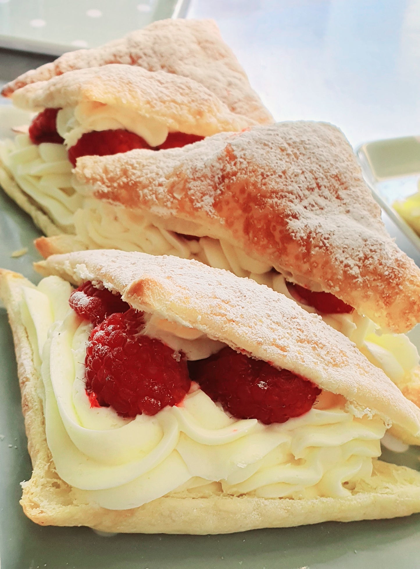 Raspberry & Fresh Cream Turnover - Mother's Day Week Pre Order