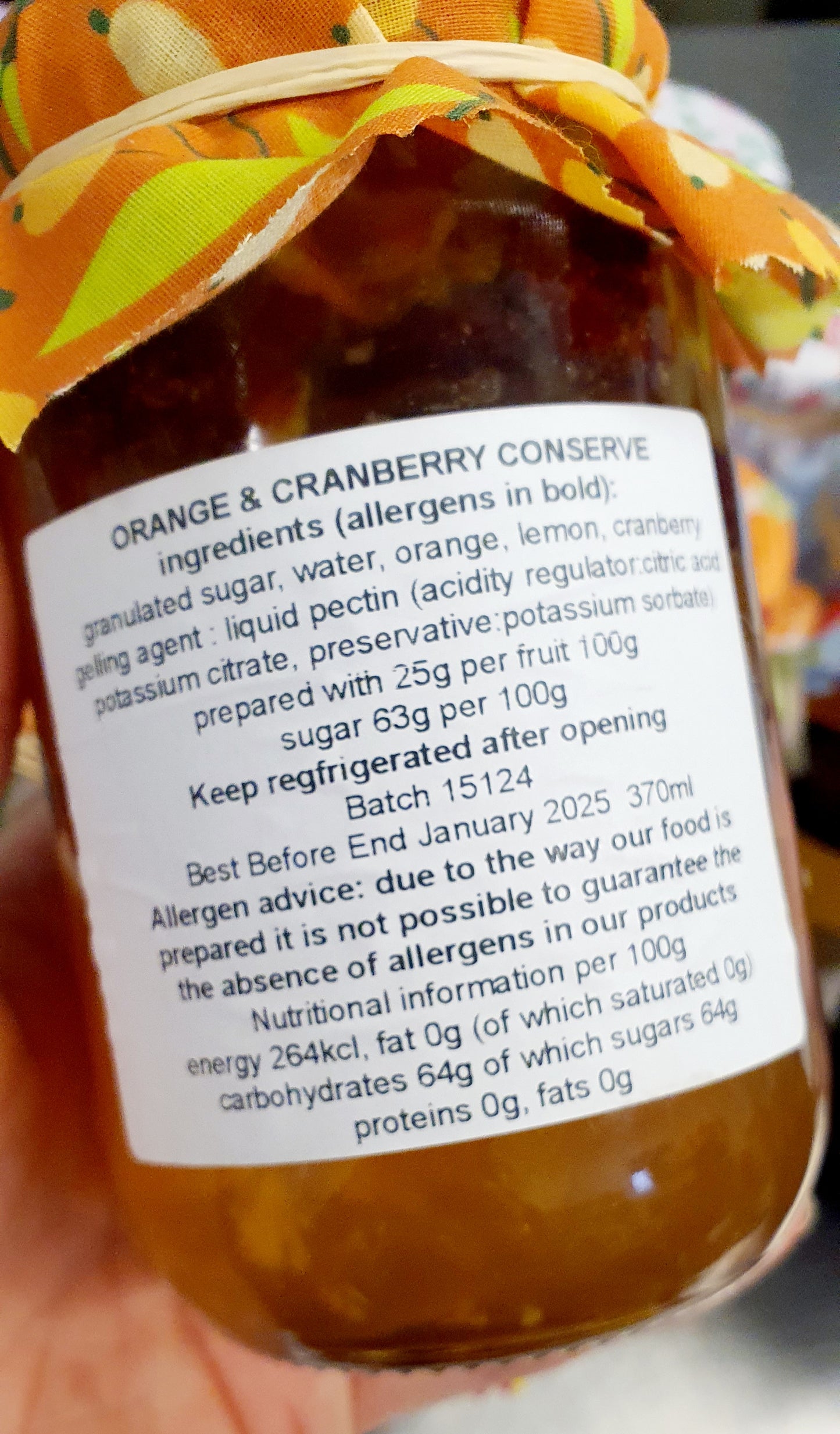 Orange & Cranberry Conserve
