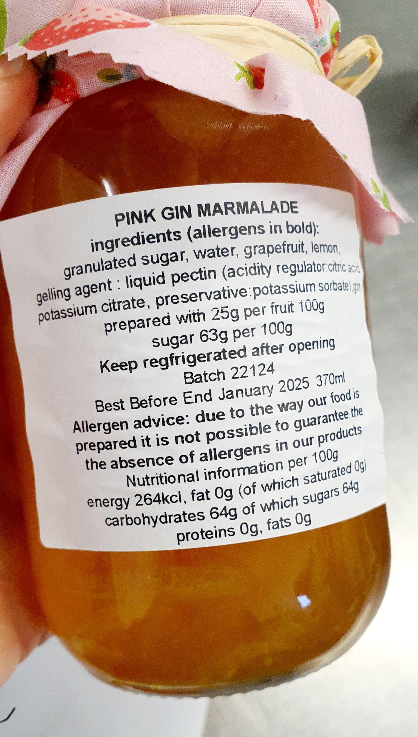 Pink Gin Marmalade