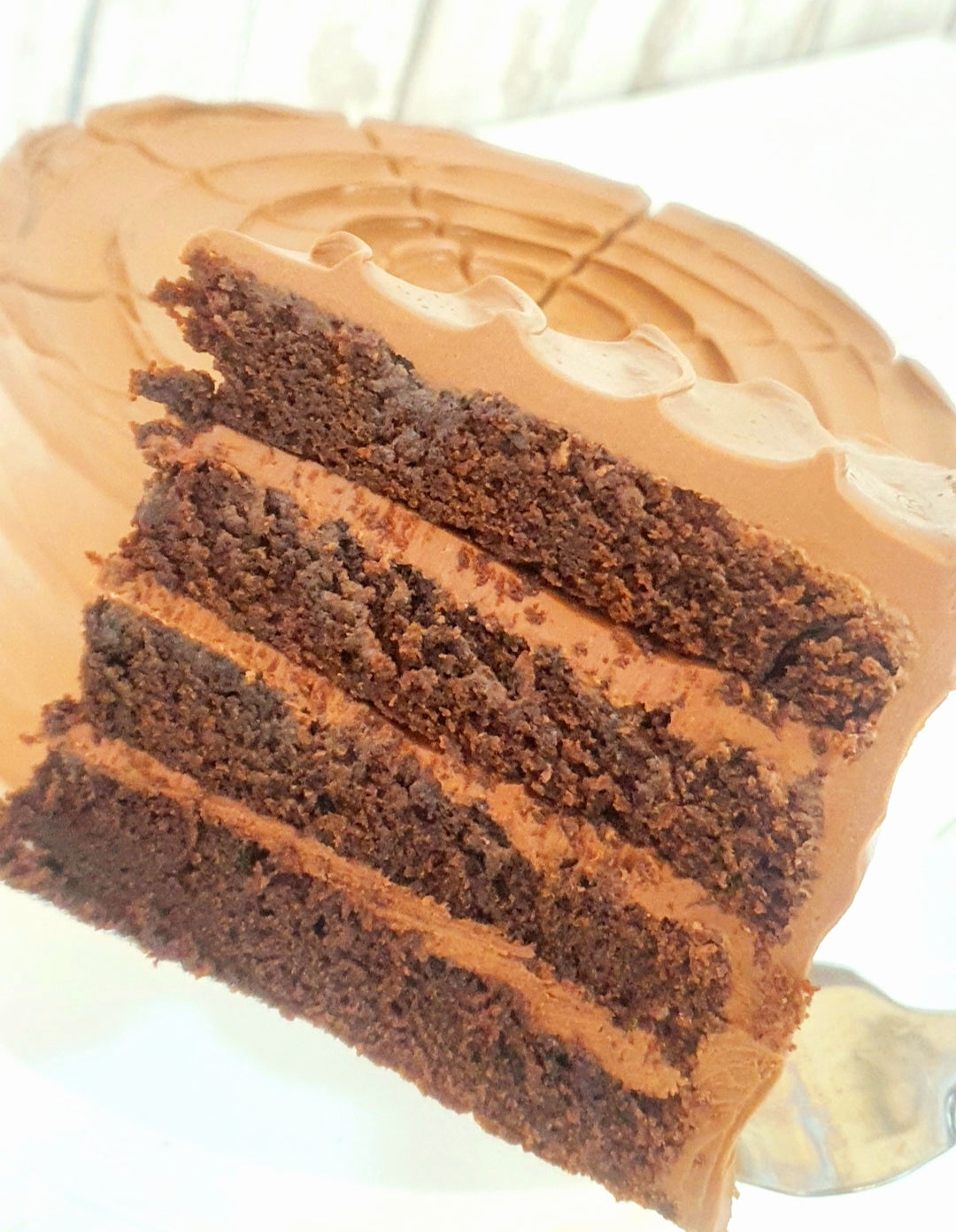 Chocolate Fudge Cake SLICE - Xmas Week Pre Order Only