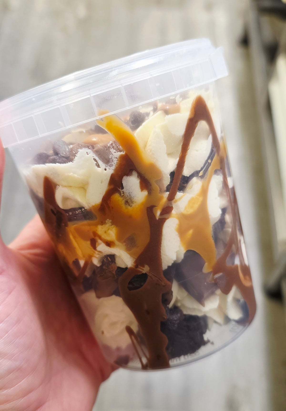 Caramel Brownie Sundae Pots