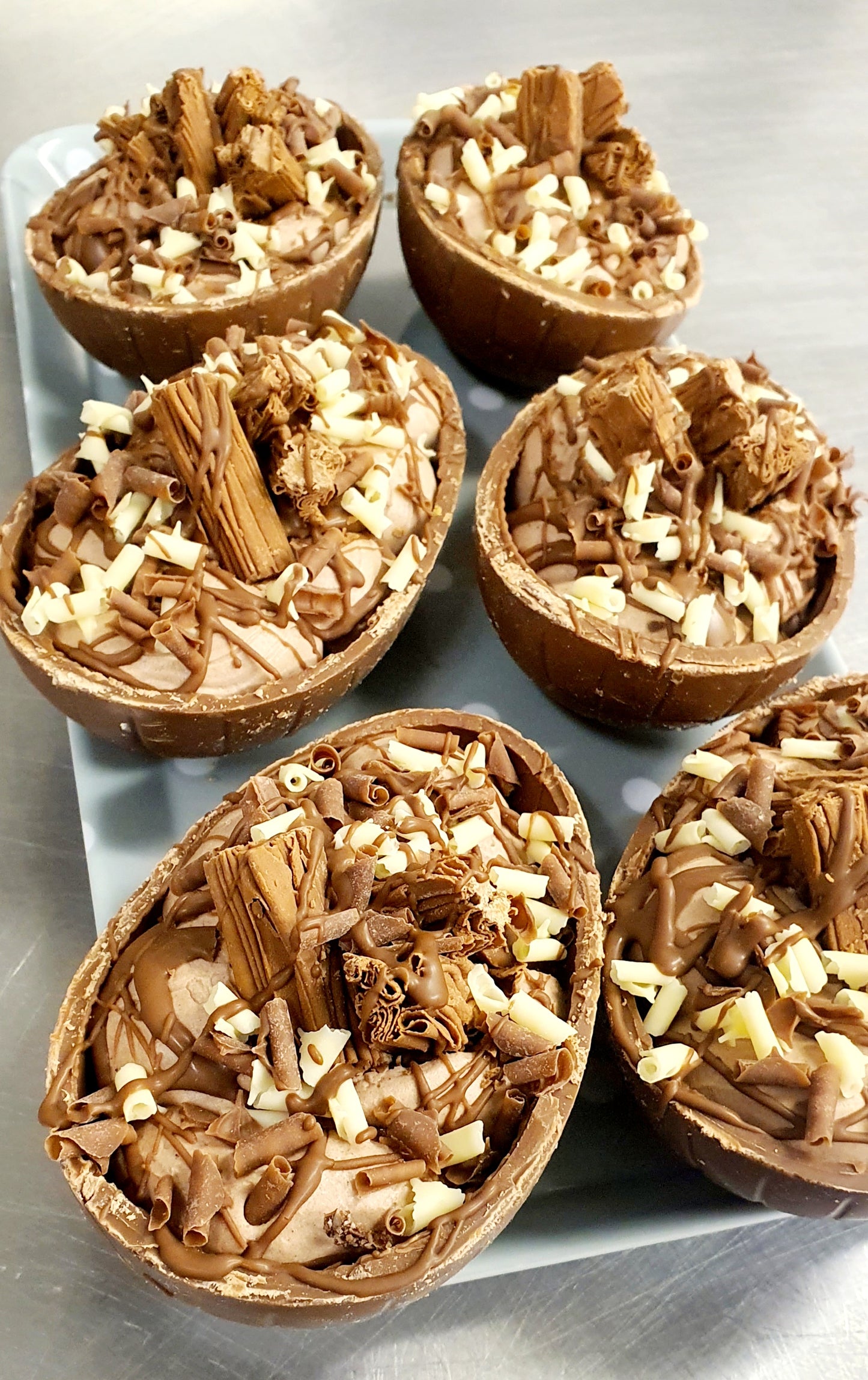 Half Egg Cheesecake - Flake- Easter Pre Order