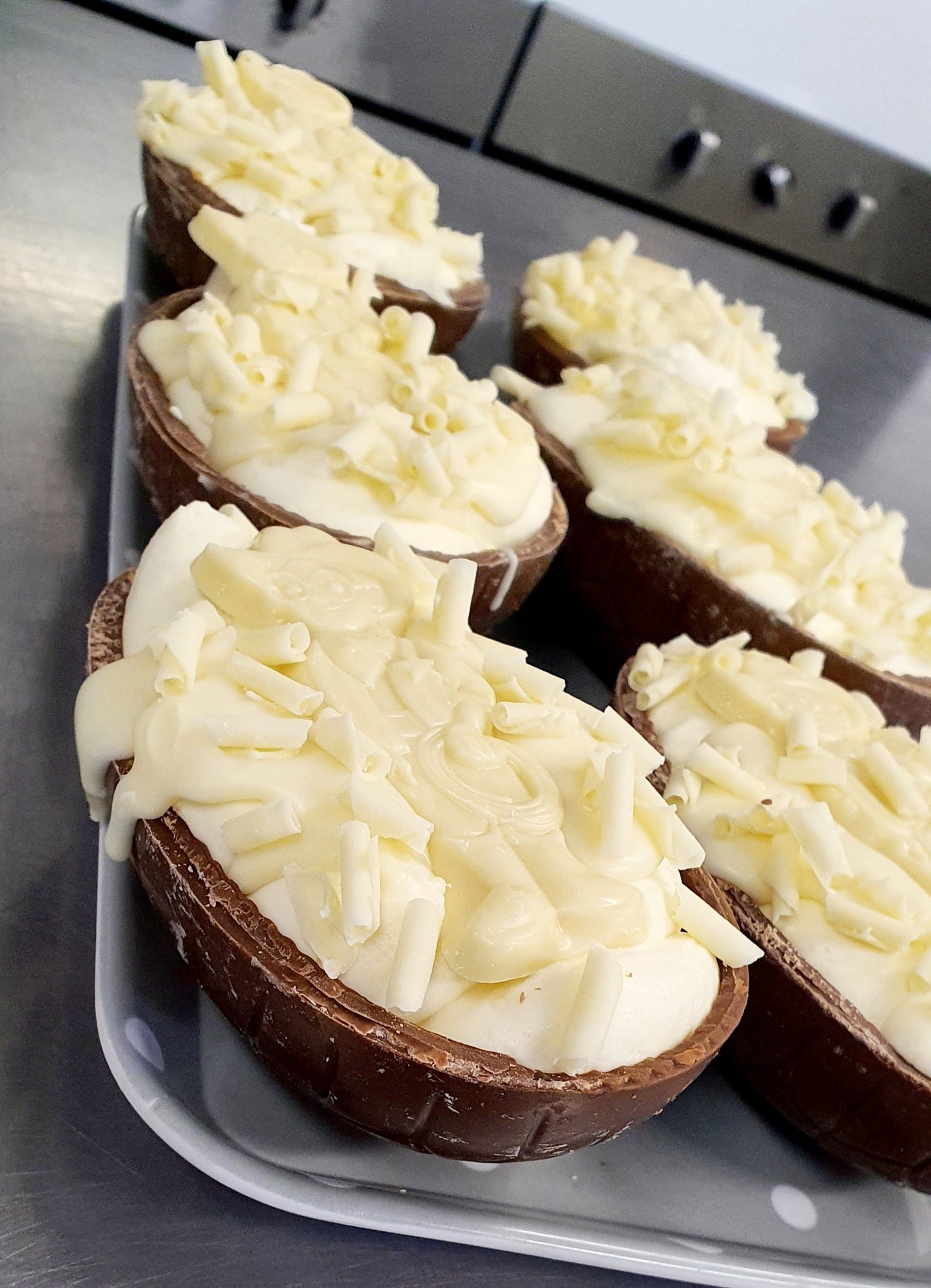 Half Egg Cheesecake - Milky Bar - Easter Pre Order