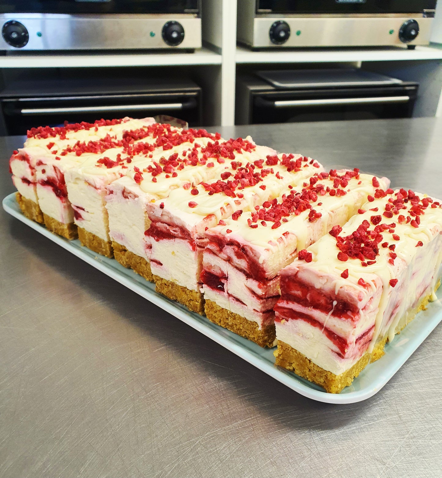 White Chocolate & Raspberry Cheesecake Bar - AVAILABLE FROM THURSDAY