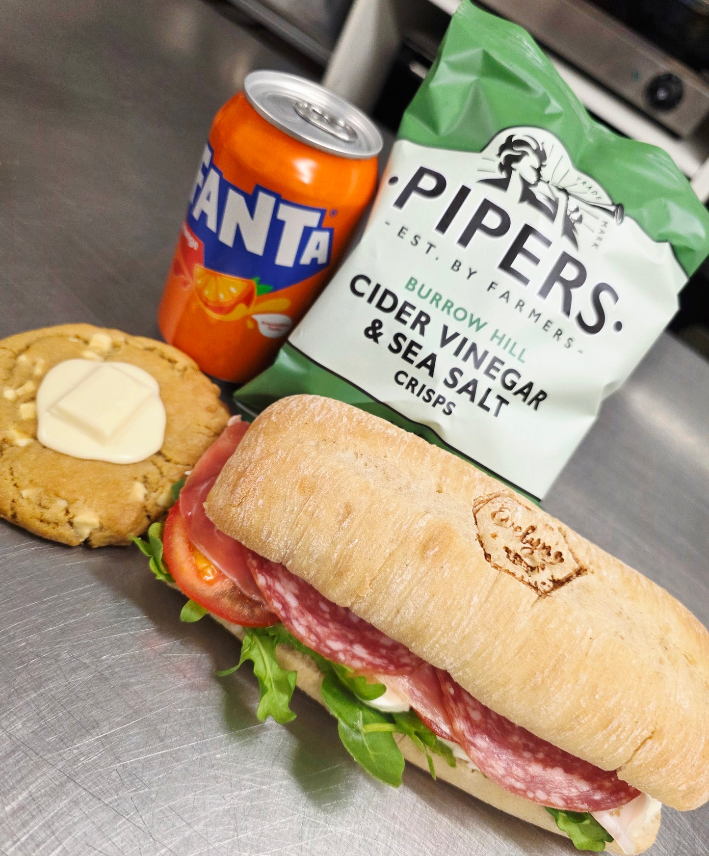 Meal Deal 4 - Crisps, Cake & Drink (roll not included)