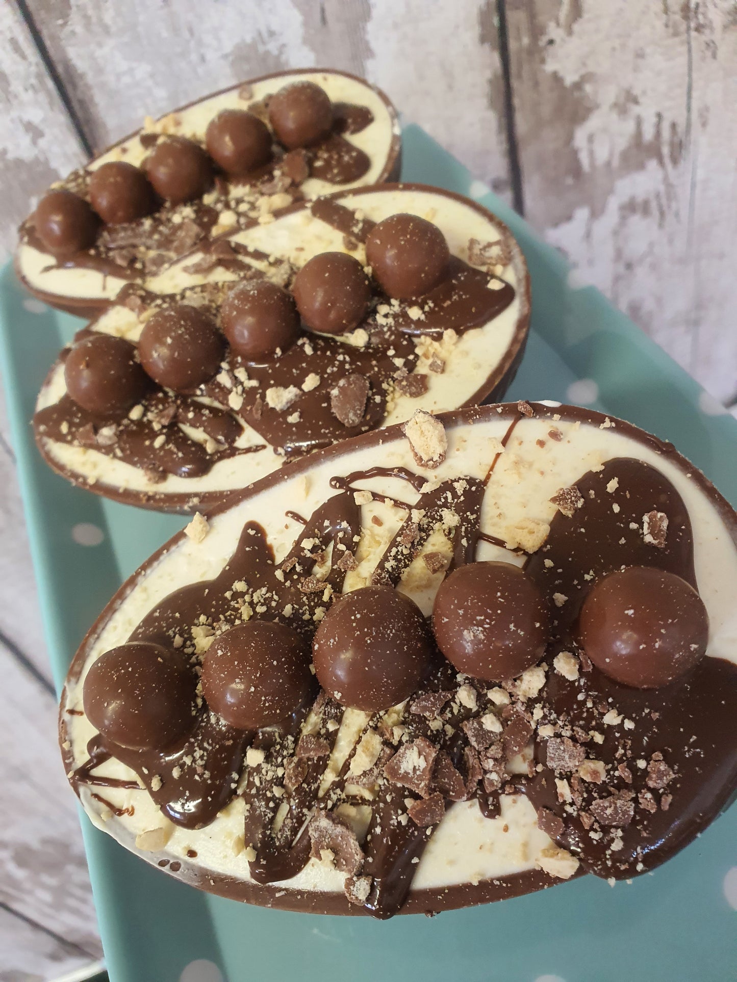 Half Egg Cheesecake - Malteser - Easter Pre Order