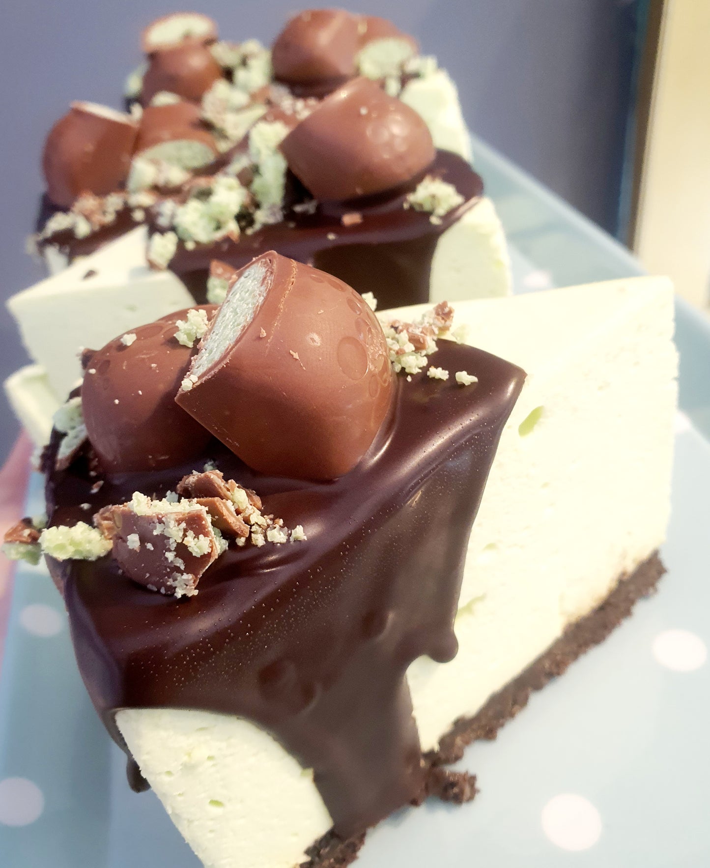 Mint Choc Cheesecake - SLICE - XMAS WEEK PRE ORDER ONLY