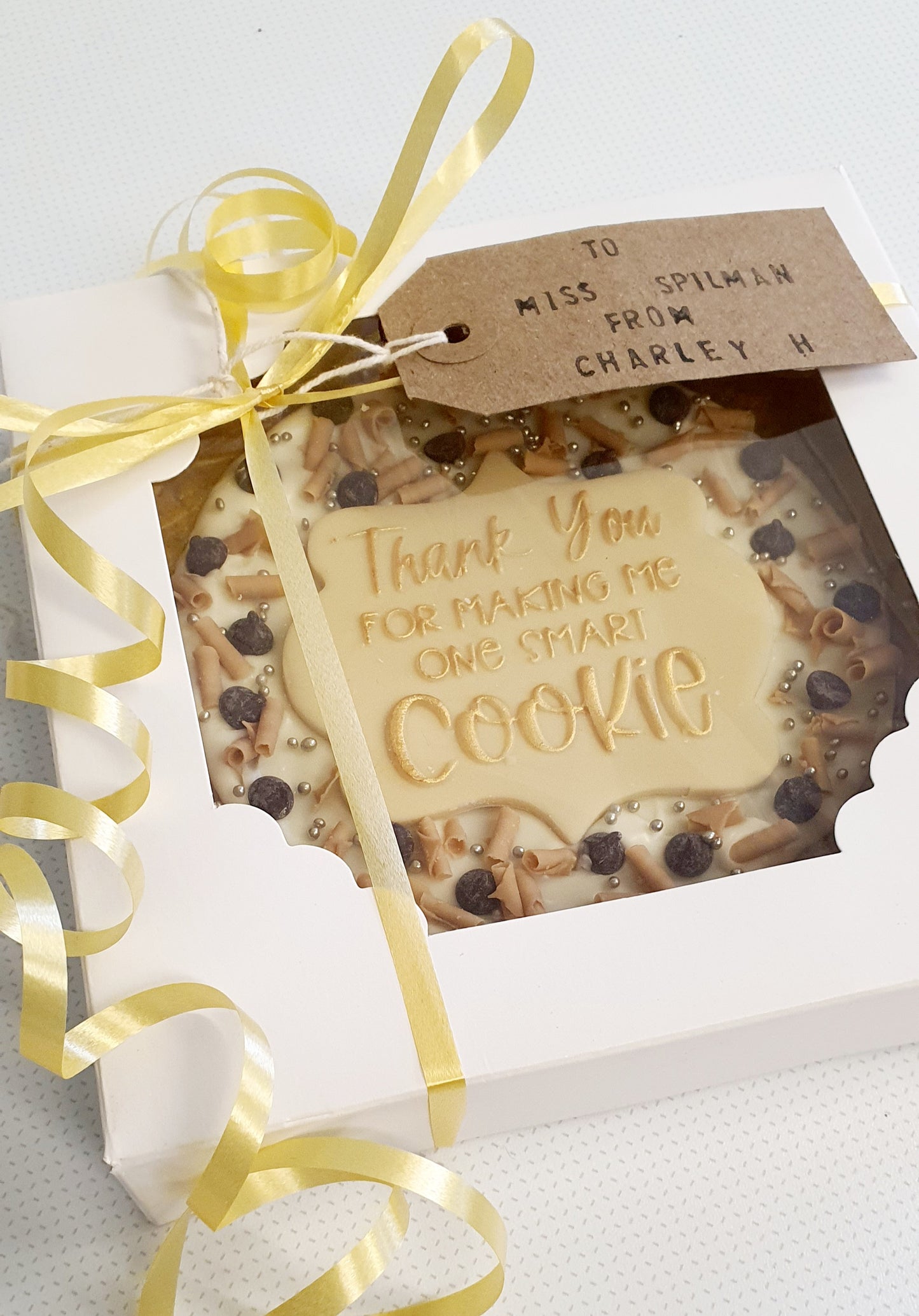 6" Personalised Teacher Cookie
