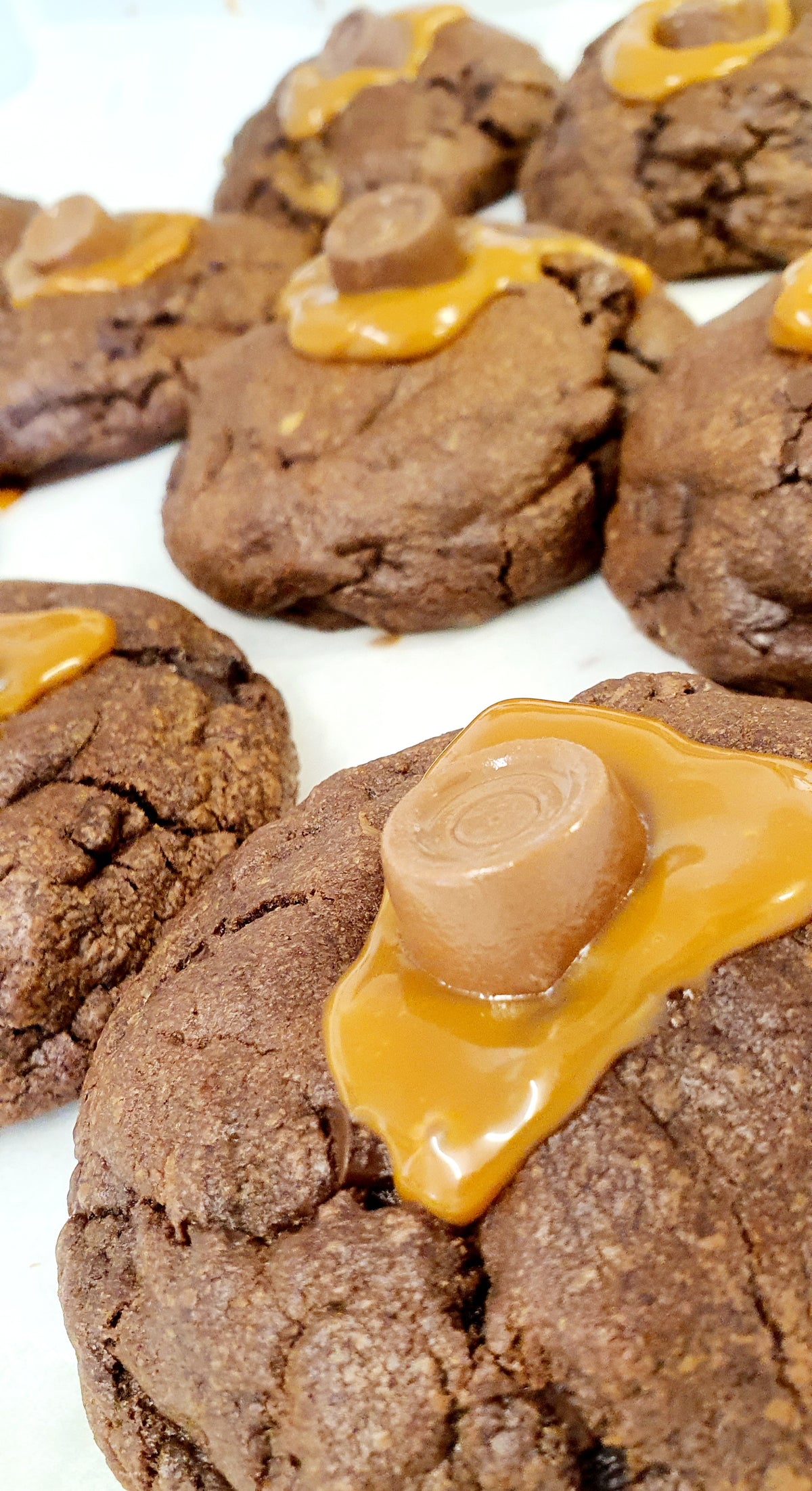Rolo Stuffed Cookie