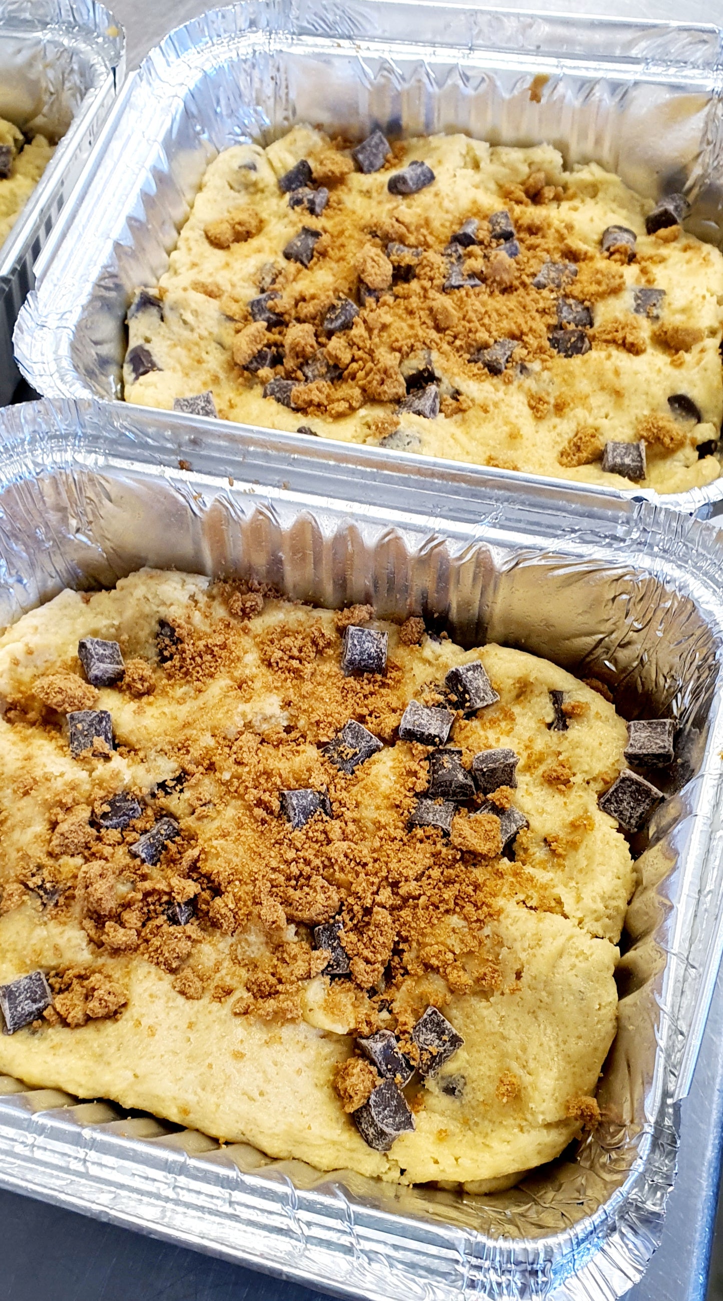 Bake at Home - Biscoff Hot Cookie Dough Tray - serves 2 - Xmas Week Pre Order Only