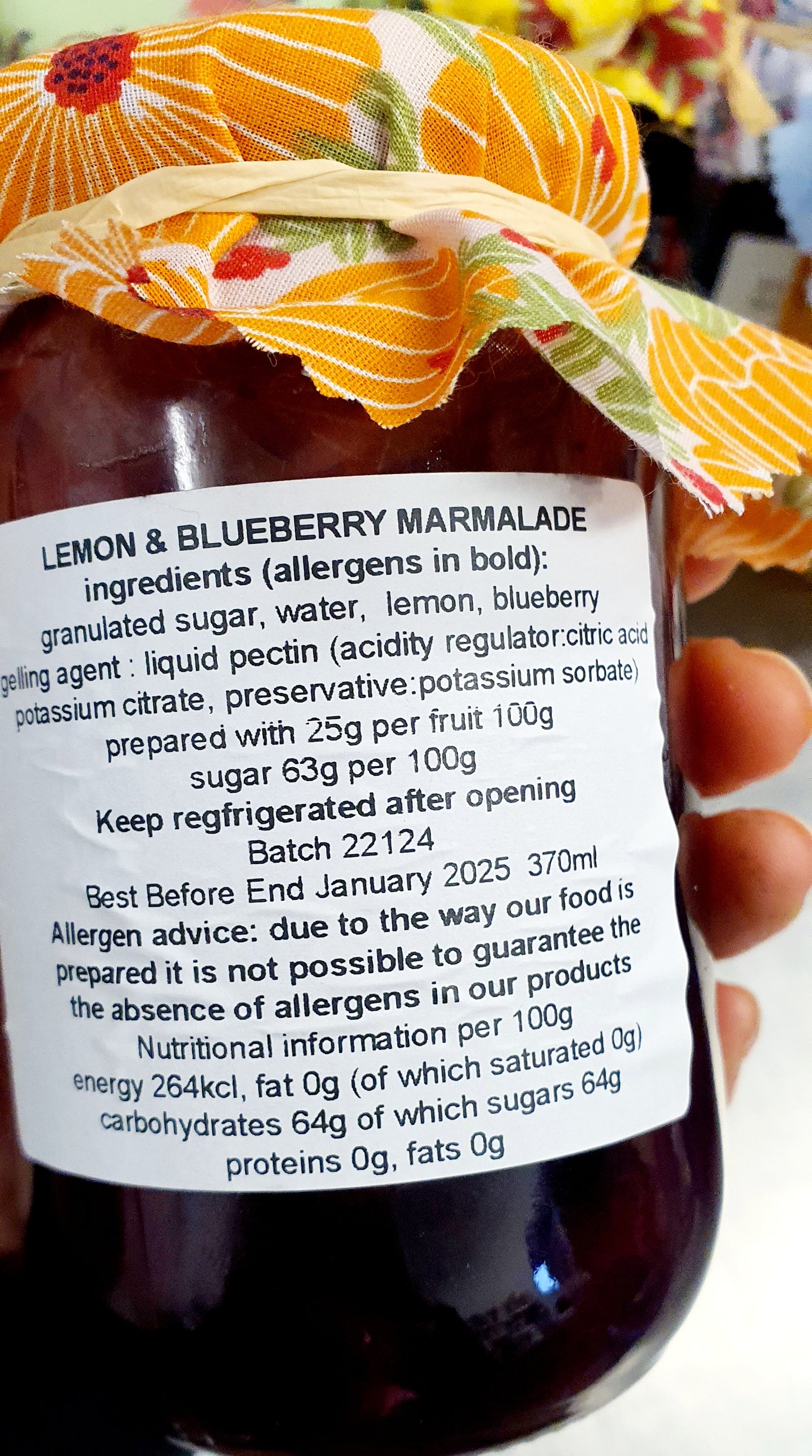 Lemon & Blueberry Marmalade
