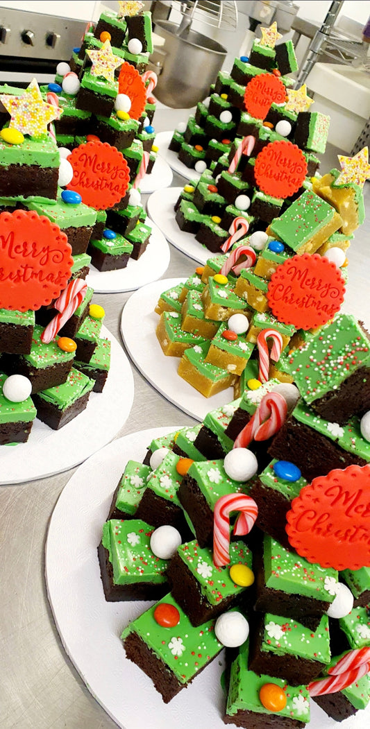 Christmas Tree Brownie Stack - XMAS WEEK PRE ORDER ONLY