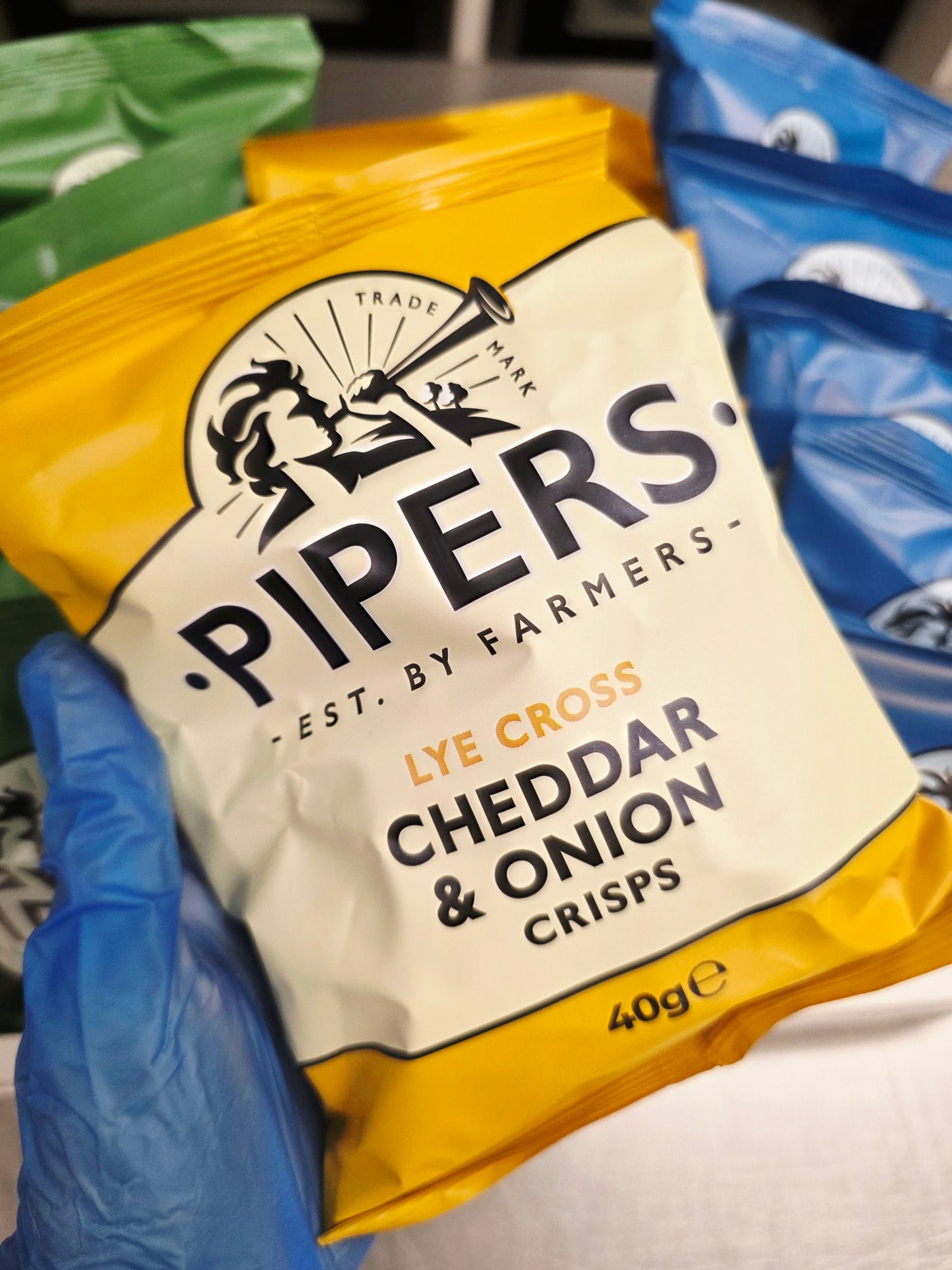 Pipers Crisps - Cheddar & Onion