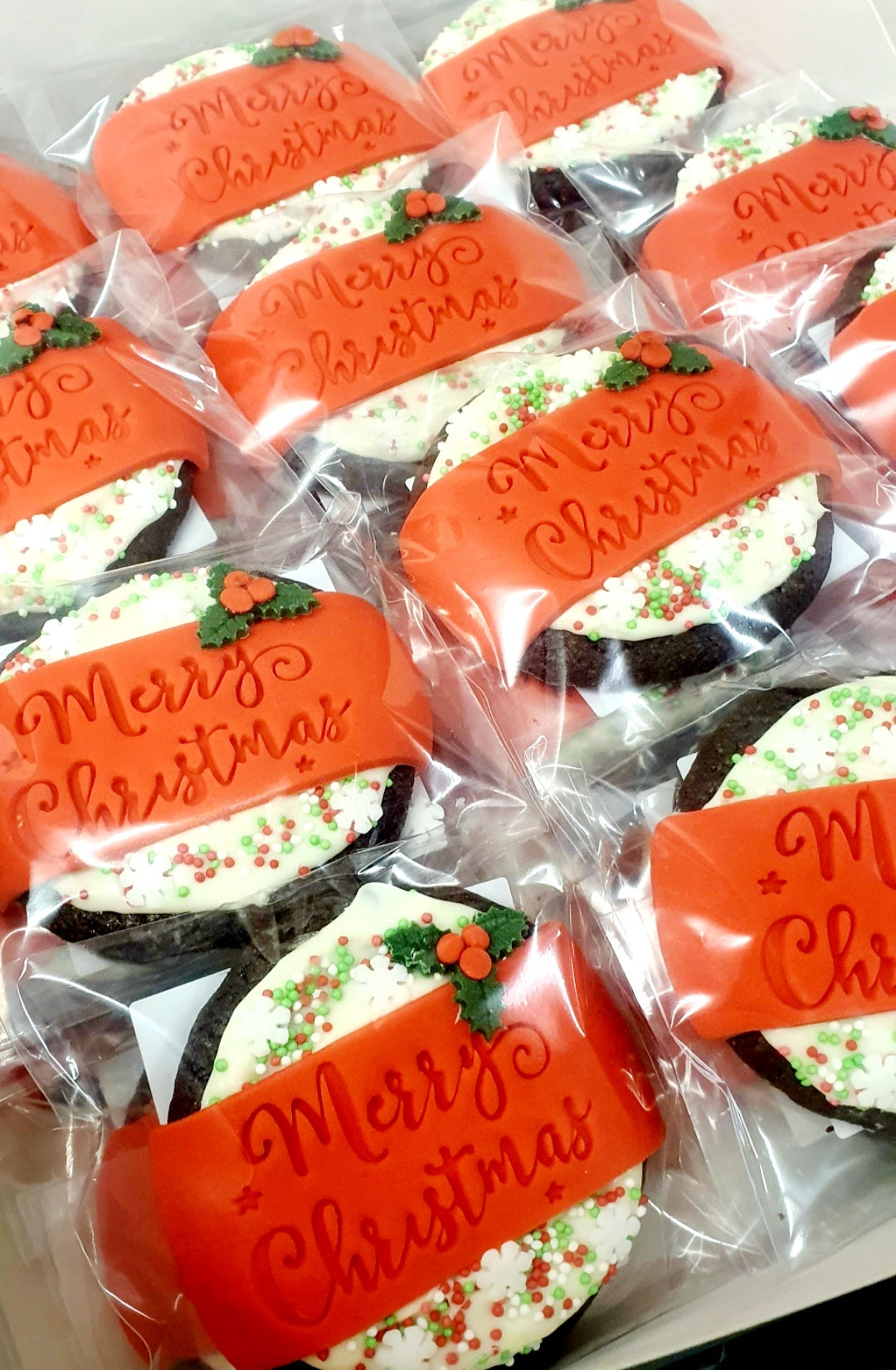 Christmas Individual Cookie - Minimum order 10- AVAILABLE 1-24 DECEMBER