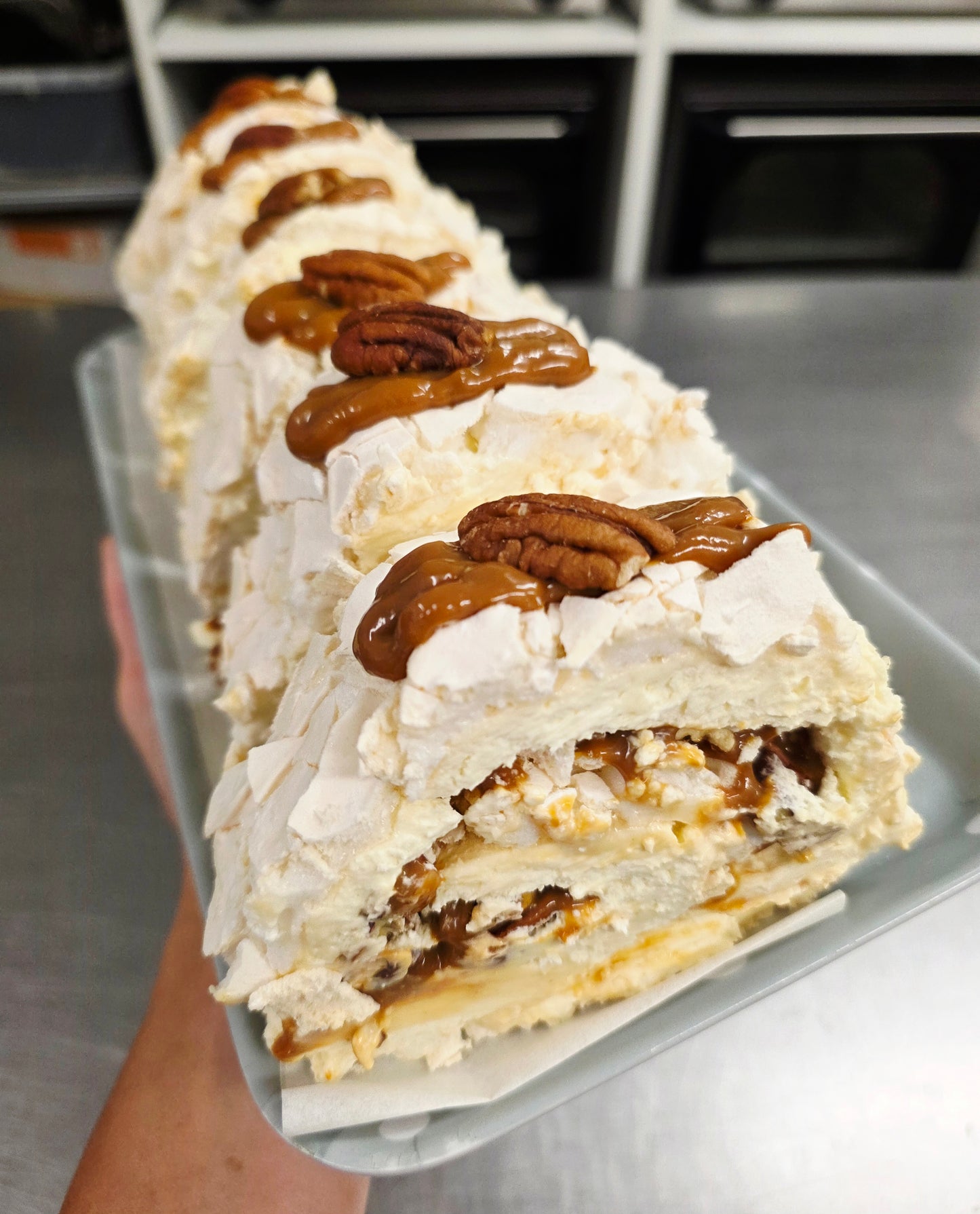Toffee & Pecan Roulade