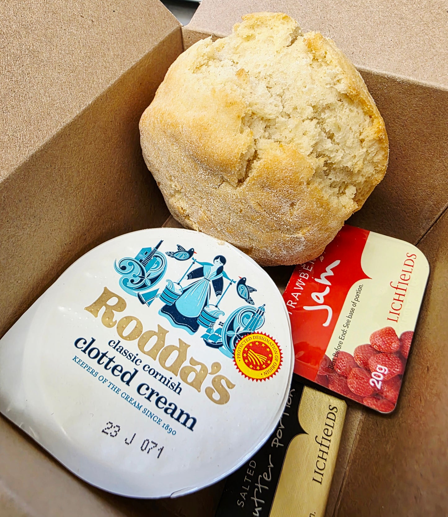 Scone, Butter, Jam & Clotted Cream