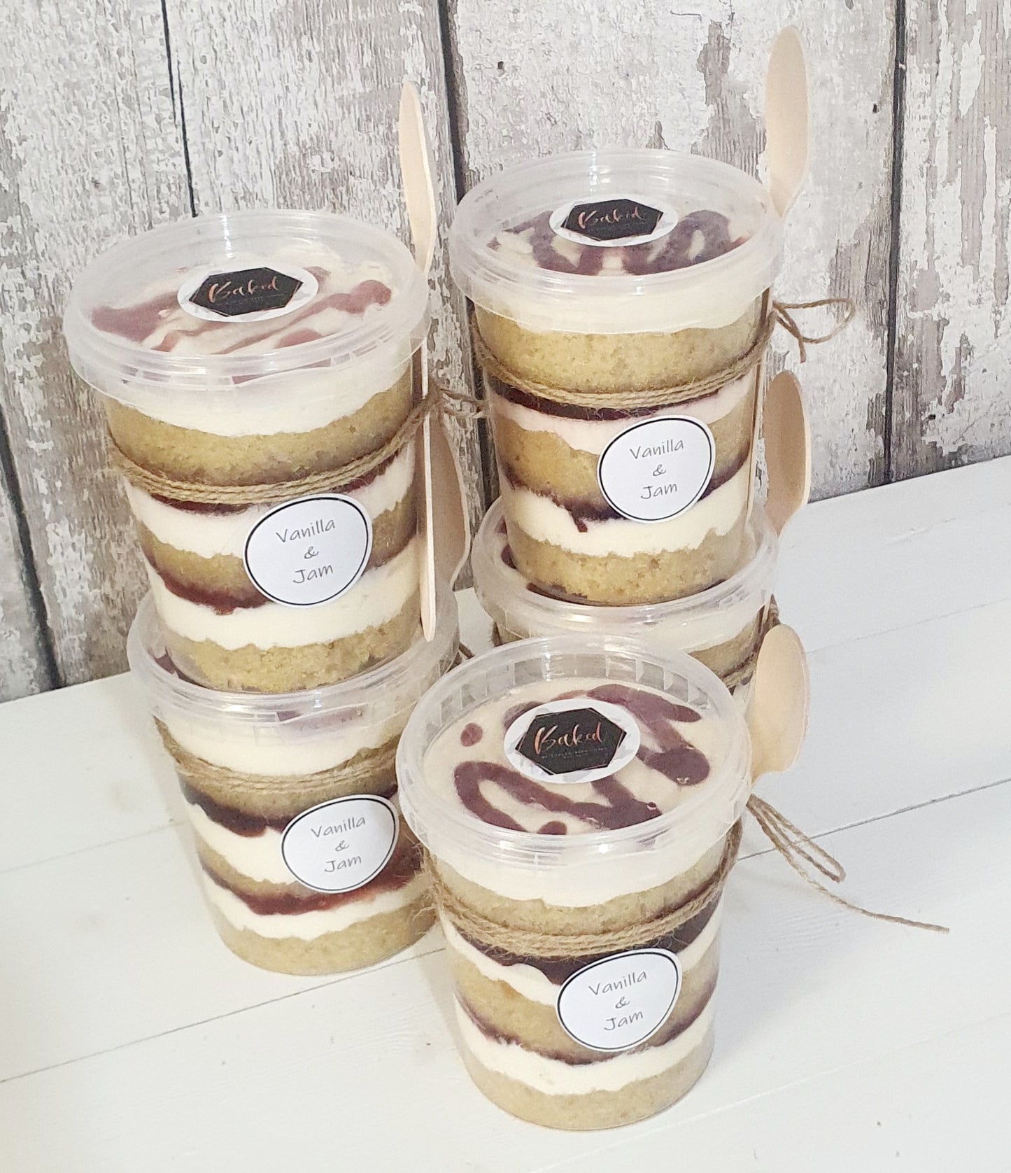 Cake Jars - Vanilla & Jam