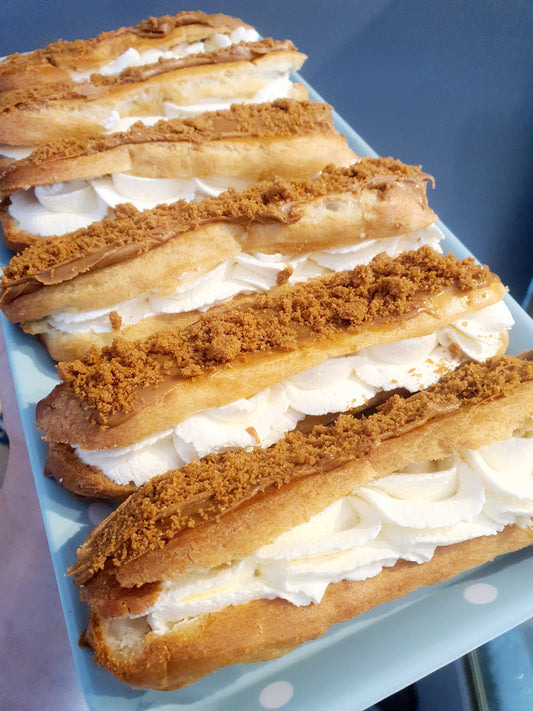 Eclairs - Biscoff AVAILABLE FROM THURSDAY