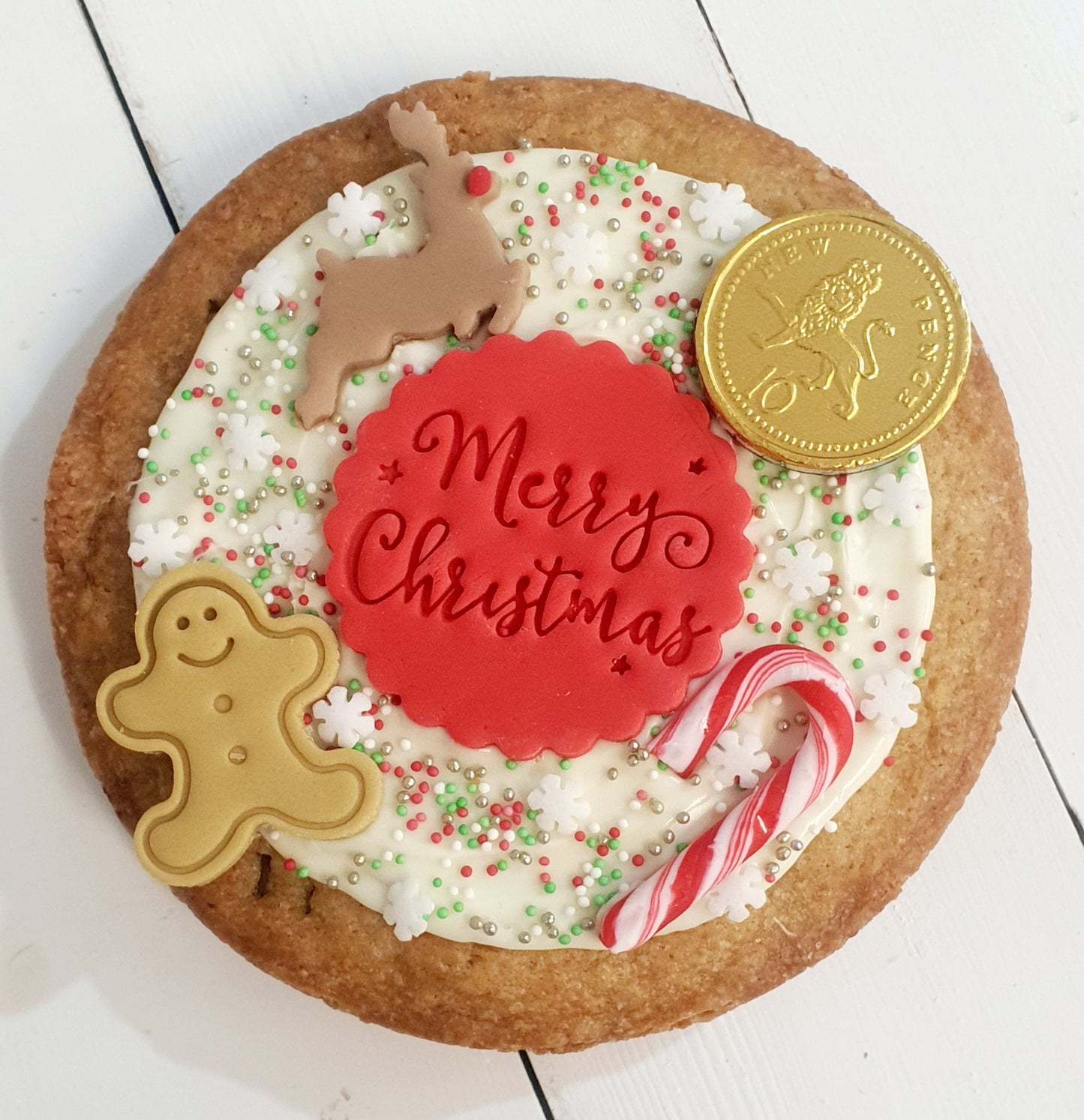 Individual Christmas Cookies 6" - Perfect for Teachers  AVAILABLE THROUGHOUT DECEMBER