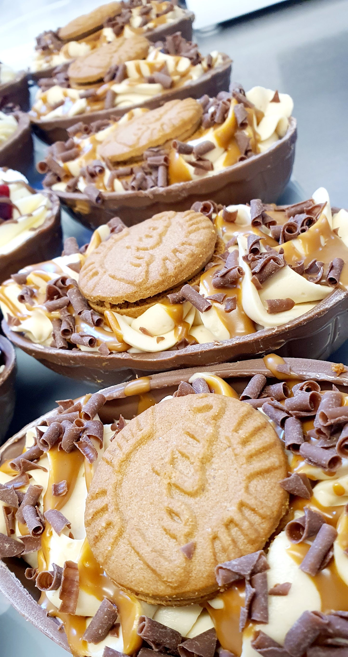 Half Egg Cheesecake - Biscoff - Easter Pre Order
