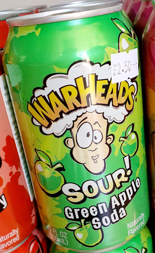 Warheads Sour 355ml - Apple Soda