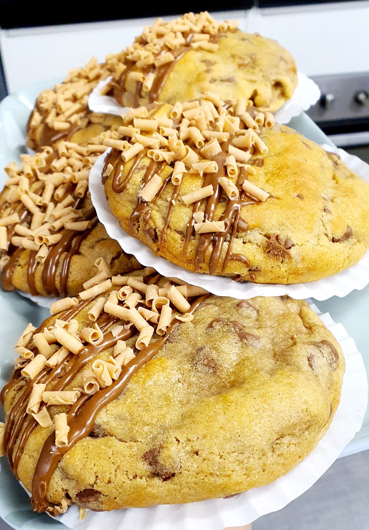 Caramel Stuffed Cookie