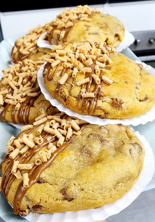 Caramel Stuffed Cookie