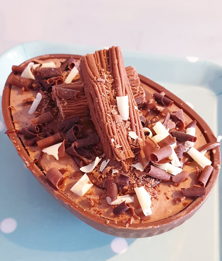 Half Egg Cheesecake - Flake- Easter Pre Order